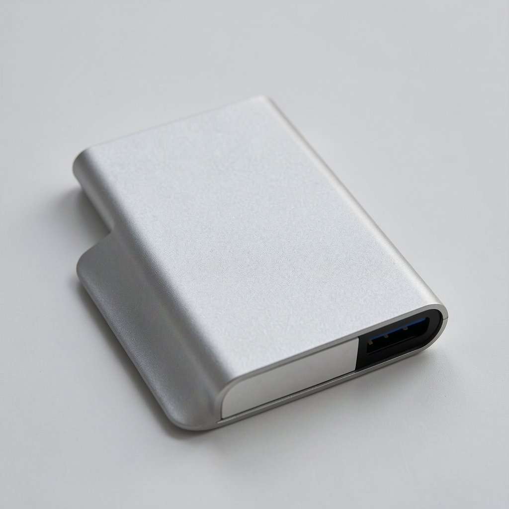 Samsung Bar Plus 256GB USB 3.1 меморија у металном кућишту са прстеном за привезак кључева, на белој позадини