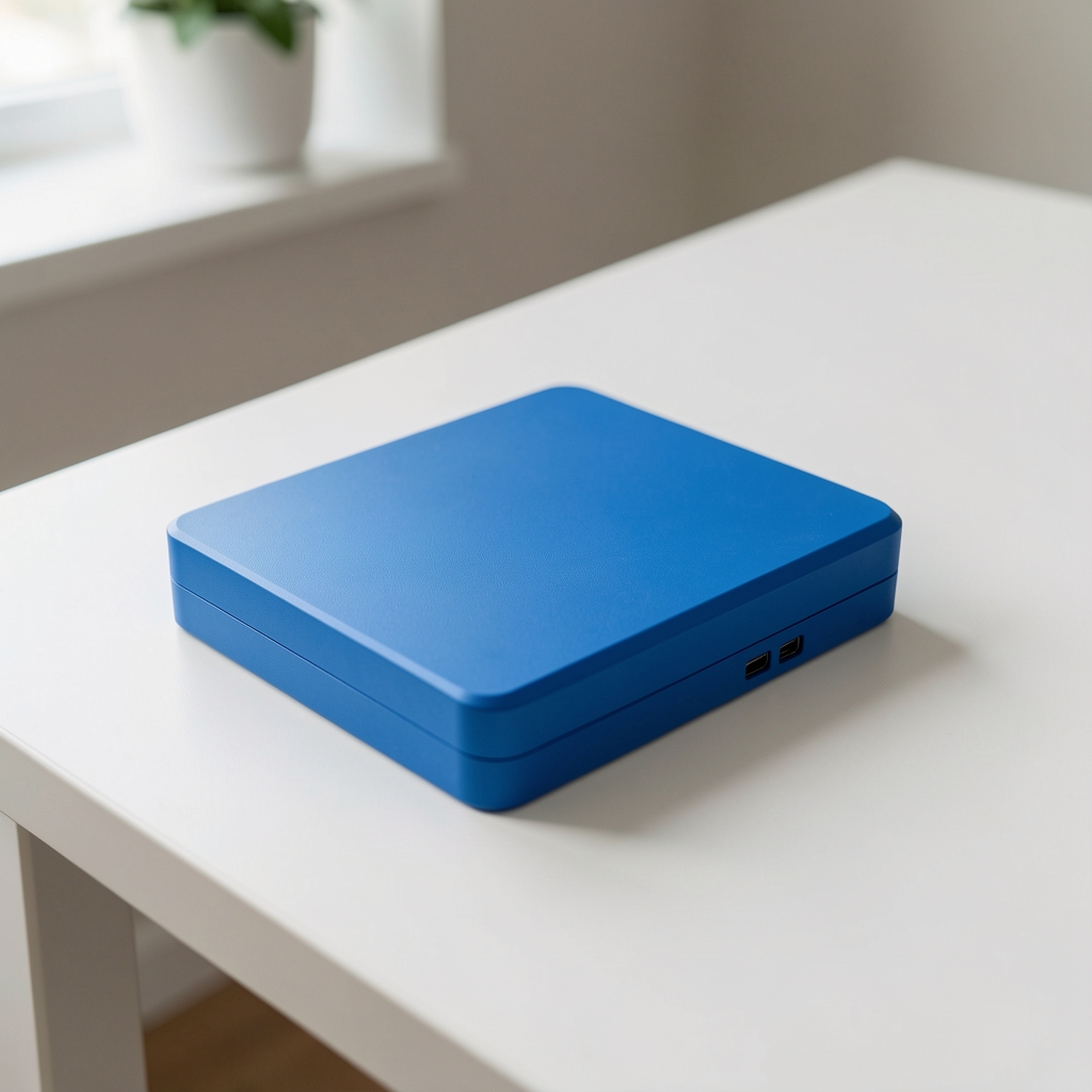 Western Digital My Passport SSD 2TB екстерни диск у плавом и сребрном кућишту на белој позадини